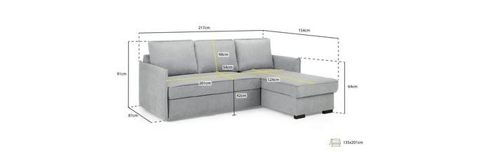 Miel Universal Corner Sofabed