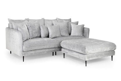 Turin 3 Seater Sofa With Footstool