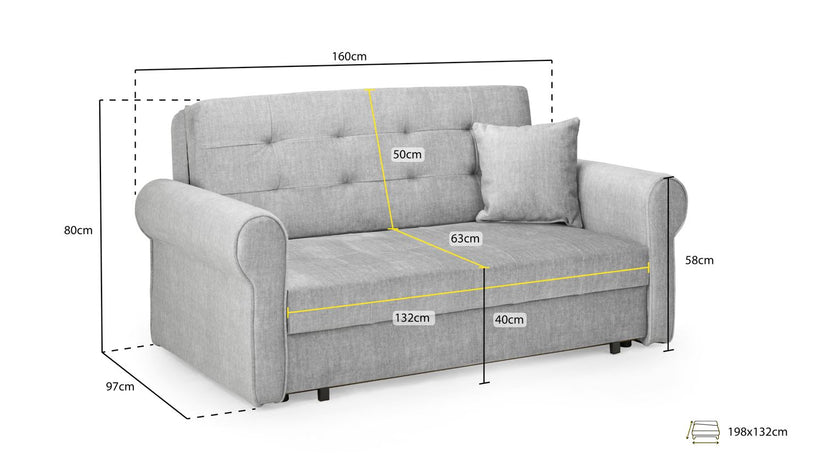 Sorrel 2 Seater Sofabed