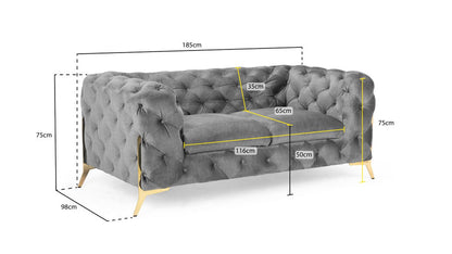 Chelsea Chesterfield 2 Seater Sofa