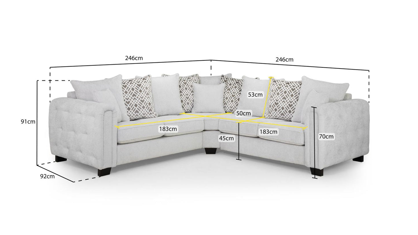 Grazia Large Corner Sofa