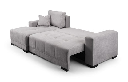 Cimiano Grey Right Hand Corner Sofabed