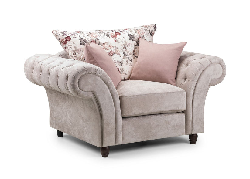 Roma Chesterfield 1 Seater Sofa