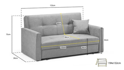 Viva 2 Seater Sofabed