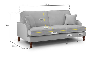 Rupert 3 Seater Sofa