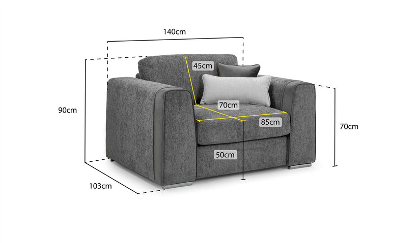 Naples 1 Seater Sofa