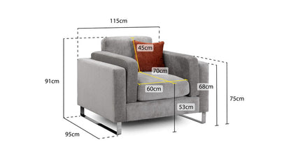 Kingston 1 Seater Sofa