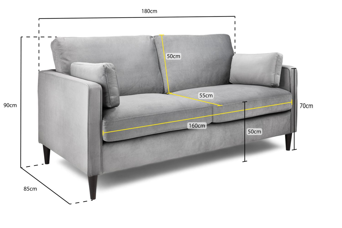 Munich 3 Seater Sofa