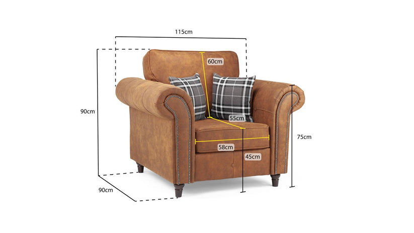 Oakland 1 Seater Sofa