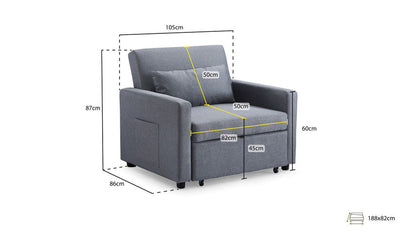 Aria 1 Seater Sofabed