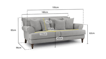 Summer 3 Seater Sofa