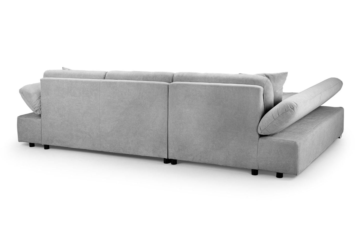 Malvi Grey Left Hand Corner Sofabed