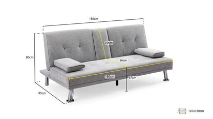 Aspen 3 Seater Sofabed