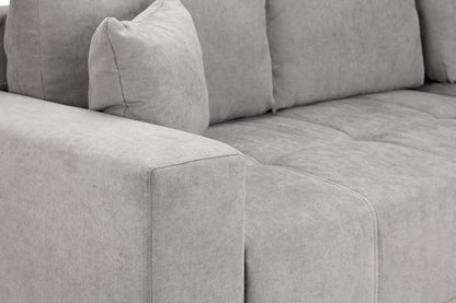 Cimiano Grey Right Hand Corner Sofabed