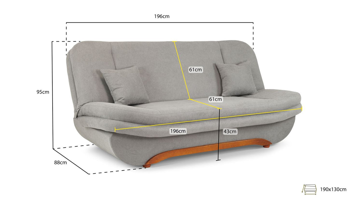 Weronika 3 Seater Sofabed