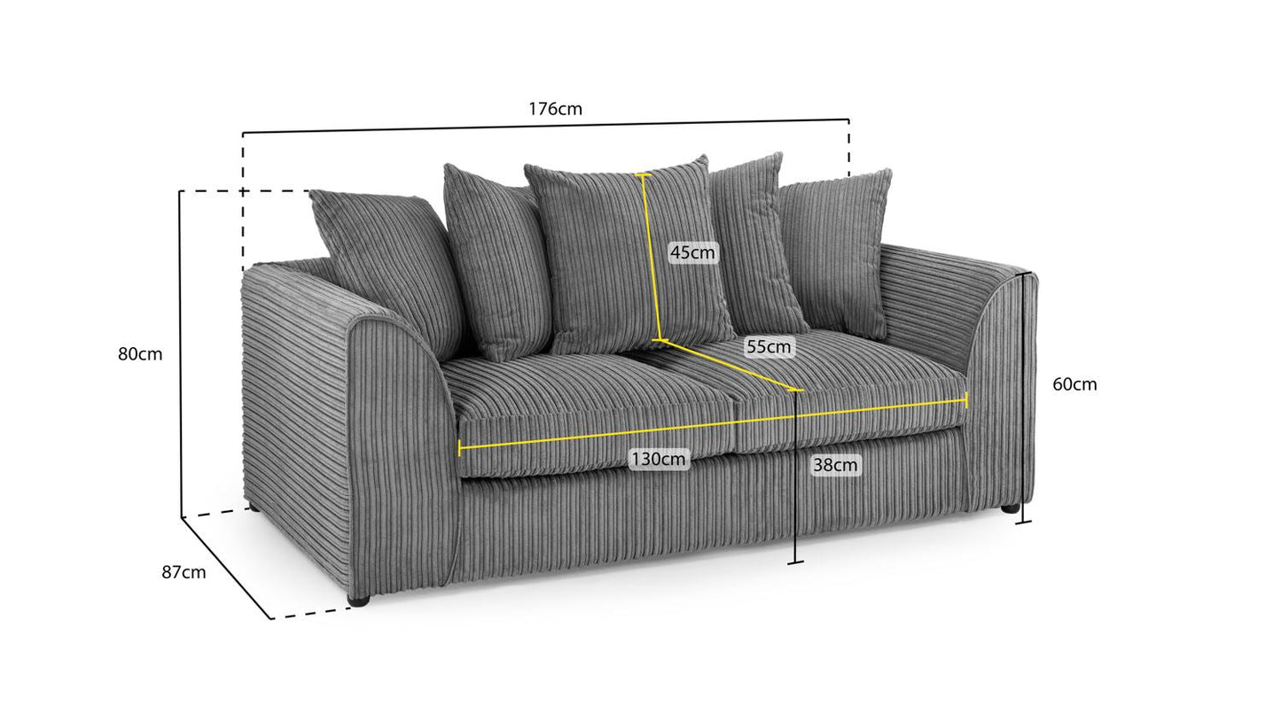 Harley 3 Seater Sofa