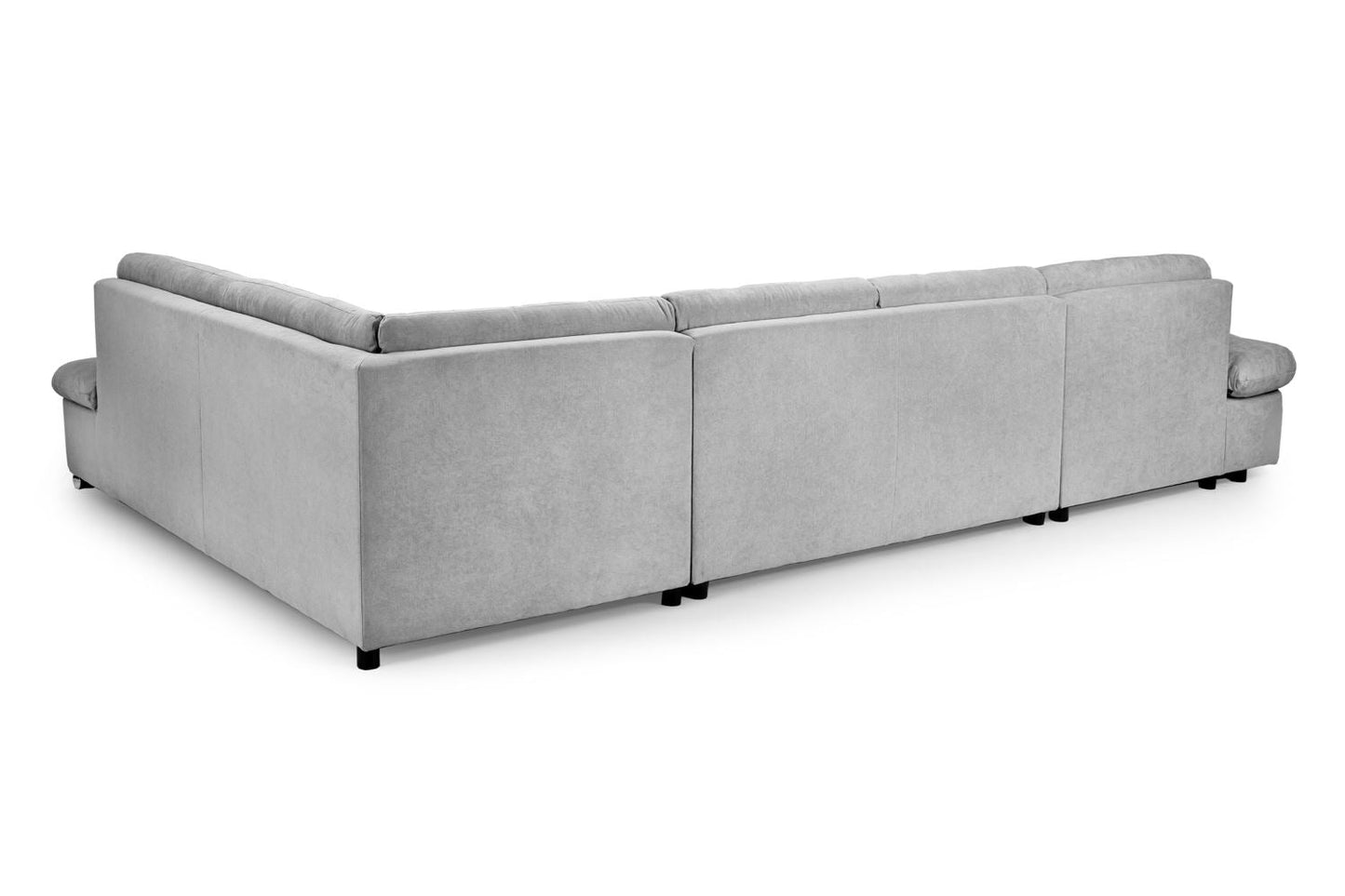 Bergen Grey Right Hand Facing U Shape Corner Sofabed