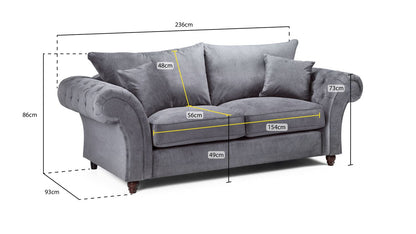 Windsor Fullback 3 Seater Sofa