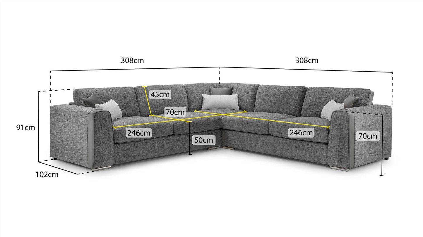 Naples Large Corner Sofa