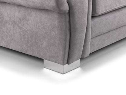 Verona Scatterback Grey Left Hand Corner Sofabed