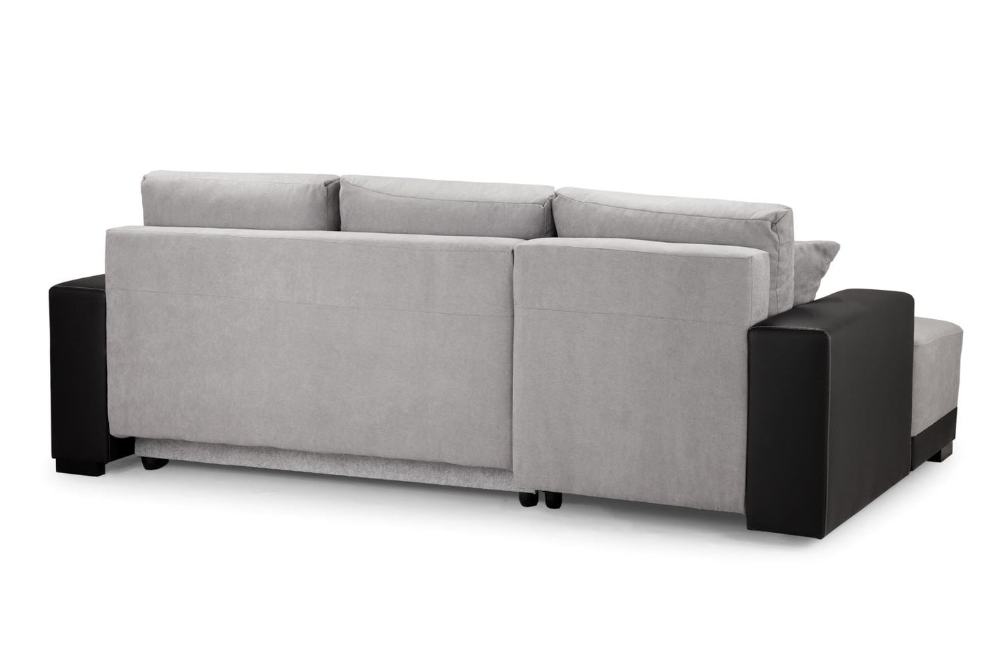 Cimiano Black/Grey Left Hand Corner Sofabed