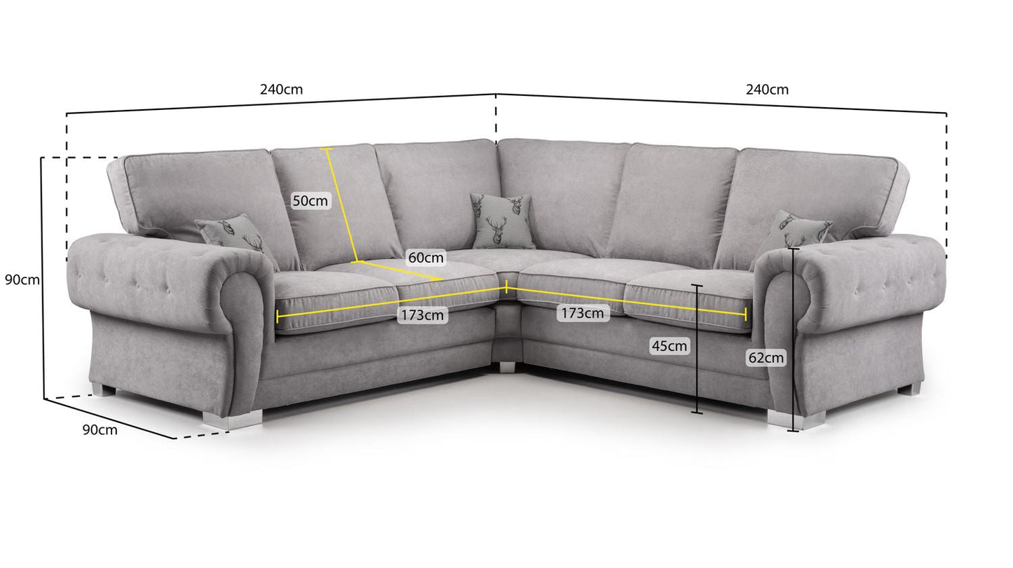 Verona Fullback Large Corner Sofa