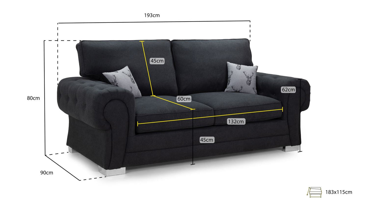 Verona 3 Seater Sofabed