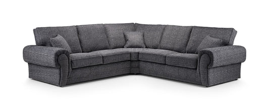 Wilcot Grey Large Corner Sofa