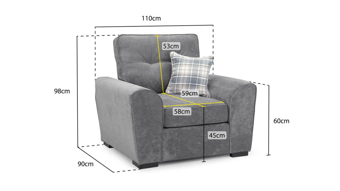 Maxwell 1 Seater Sofa